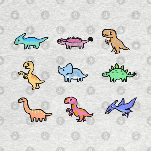 Mini Dinos by wally11